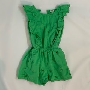 Baby Gap Toddler Green Ruffle Romper